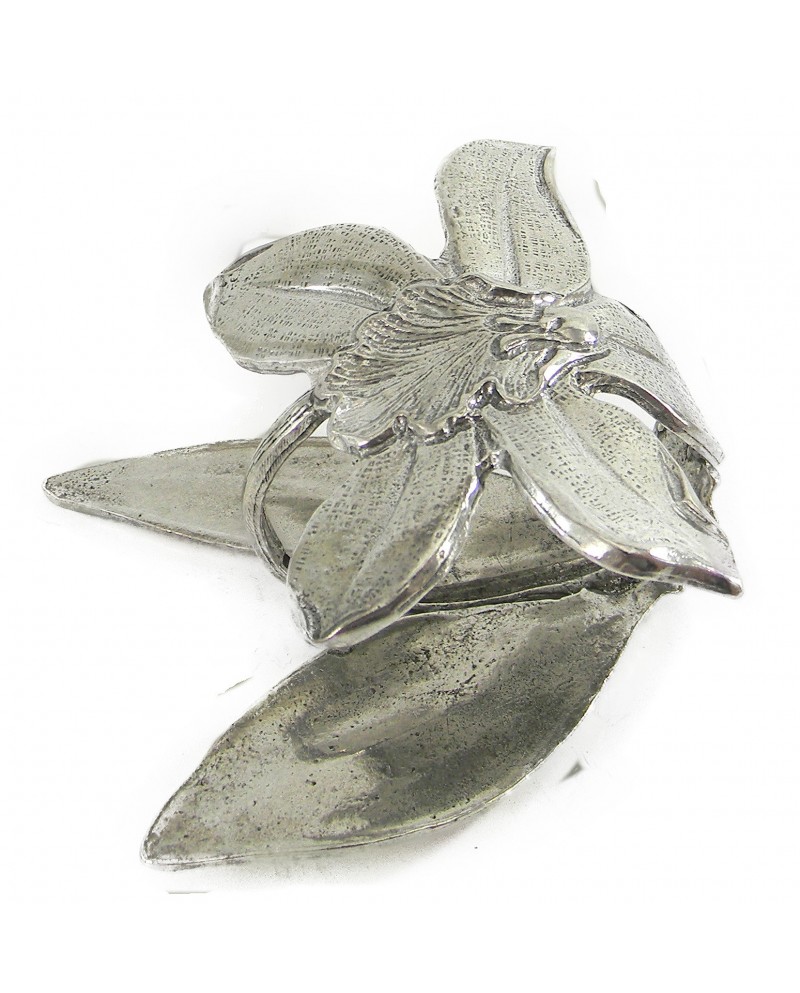 Pewter Napkin orchid