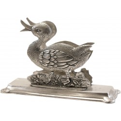 Pouch holders with pewter duck