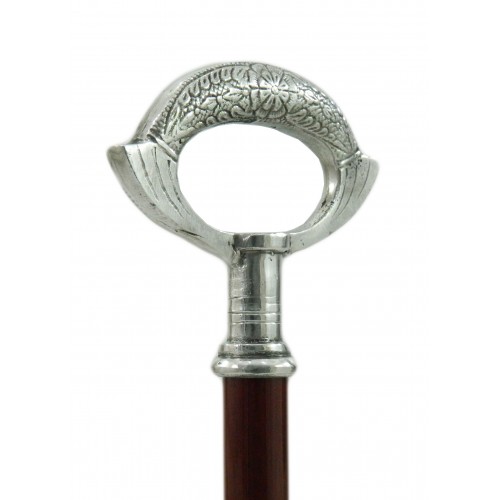Elegant and functional walking stick, for the elderly, Christmas gift. Bow knob, Cavagnini