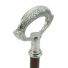 Elegant and functional walking stick, for the elderly, Christmas gift. Bow knob, Cavagnini