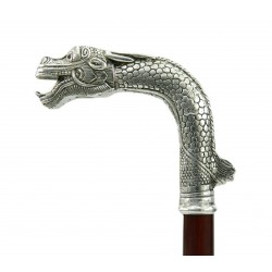 Bastón regalo elegante, pomo de dragón personalizable, Cavagnini