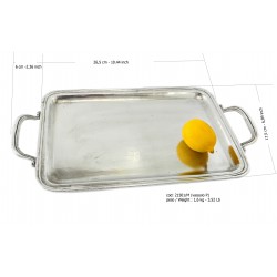 Small rectangular tray 26,5 x 17.5 cm / 10.44 x 6.89 inches