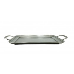 Rectangular pewter tray "medium" BSP 31.5 x 25.5 cm / 12.4 x 10.04 inches