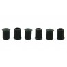 Replacement rubber tips for walking sticks - set of 6 16 mm