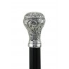 Walking stick for women and men. Art Nouveau knob full, customizable. Made in Italy