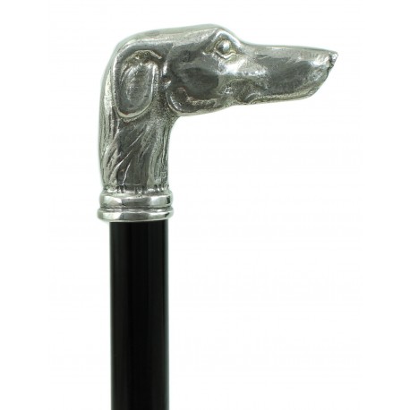 Spazierstöcke für ältere Menschen, schwarzer Freitag. Windhund-Hundegehstock, Made in Italy, Cavagnini