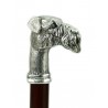 Walking sticks for the elderly. Walking stick fox terrier dog. Made in Italy, Cavagnini