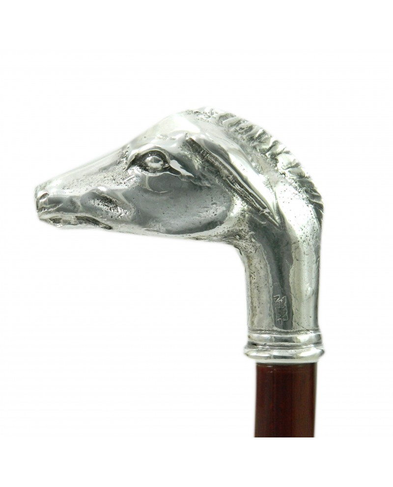 Donkey head handcrafted walking stick, Christmas gift, Cavagnini