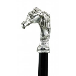 Walking stick for women, elegant and robust. Horse knob, Customizable Cavagnini