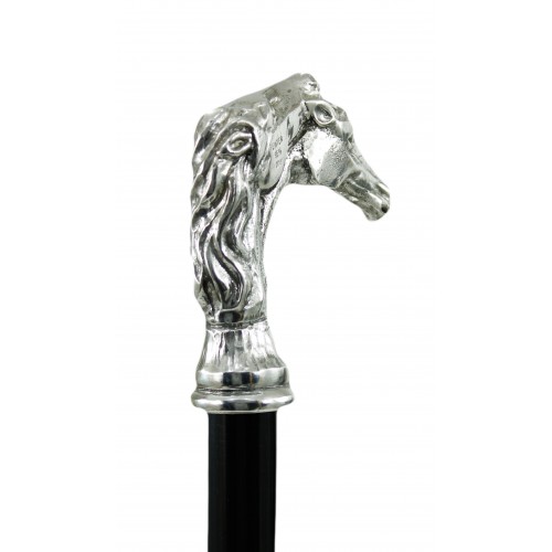 Walking stick for women, elegant and robust. Horse knob, Customizable Cavagnini