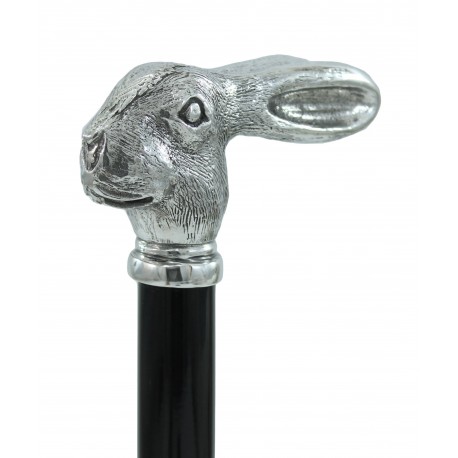 Hasen-Spazierstock aus Naturholz, Cavagnini