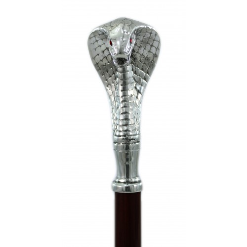 Walking canes for women. Elegant cane Cobra, customizable Cavagnini