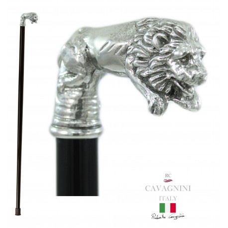 Solid and sturdy lion walking stick