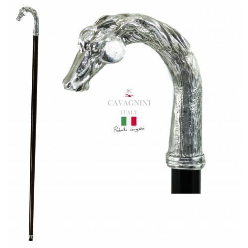 Stick pewter horse long neck