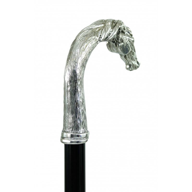 Elegant Walking Sticks, Retro Metal Horse Head Walking Cane