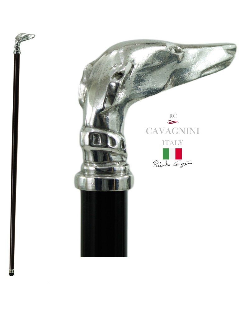 made in Italy unique model custom for men women Cavagnini Walking canes and stick greyhound dog 38 for the elderly 