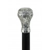 Walking stick for women and men. Art Nouveau knob full, customizable. Made in Italy