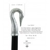 Walking stick for men and women. Long neck swan, Christmas gift. Cavagnini
