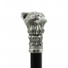 Bastone gatto per anziani elegante in metallo e legno per uomo e per donna. 100% made in Italy Cavagnini