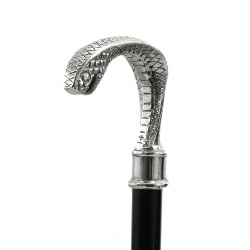 Cobra elegant wooden cane for elderly for men and women. 100% made in Italy Cavagnini