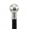 Walking stick, Liberty style ball knob. Customizable. Stick for women and men. Made in Italy