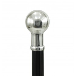 Walking stick, Liberty style ball knob. Customizable. Stick for women and men. Made in Italy