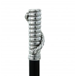 Orthopedic walking sticks, whip knob, sturdy. Classy cane handmade in Italy for men and women