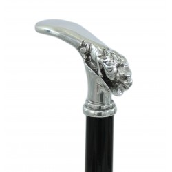 Orthopedic walking stick for men and women, flat lion. Comfortable and resistant, personalized