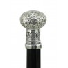 Strong walking stick, round with Greek, to be used. Customizable, we engrave your initials