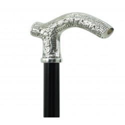 Nobility walking stick, in solid metal and wood. Knob liberty derby - Cavagnini