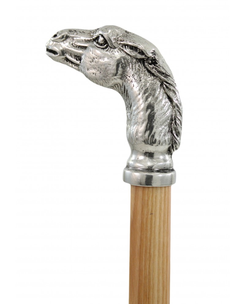 Horse Head Walking Stick, Elegant, For The Elderly, Cavagnini