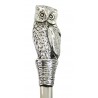 Owl letter opener in pewter and stainless steel