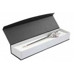 Wolf paper knife, in pewter and stainless steel, elegant classy gift