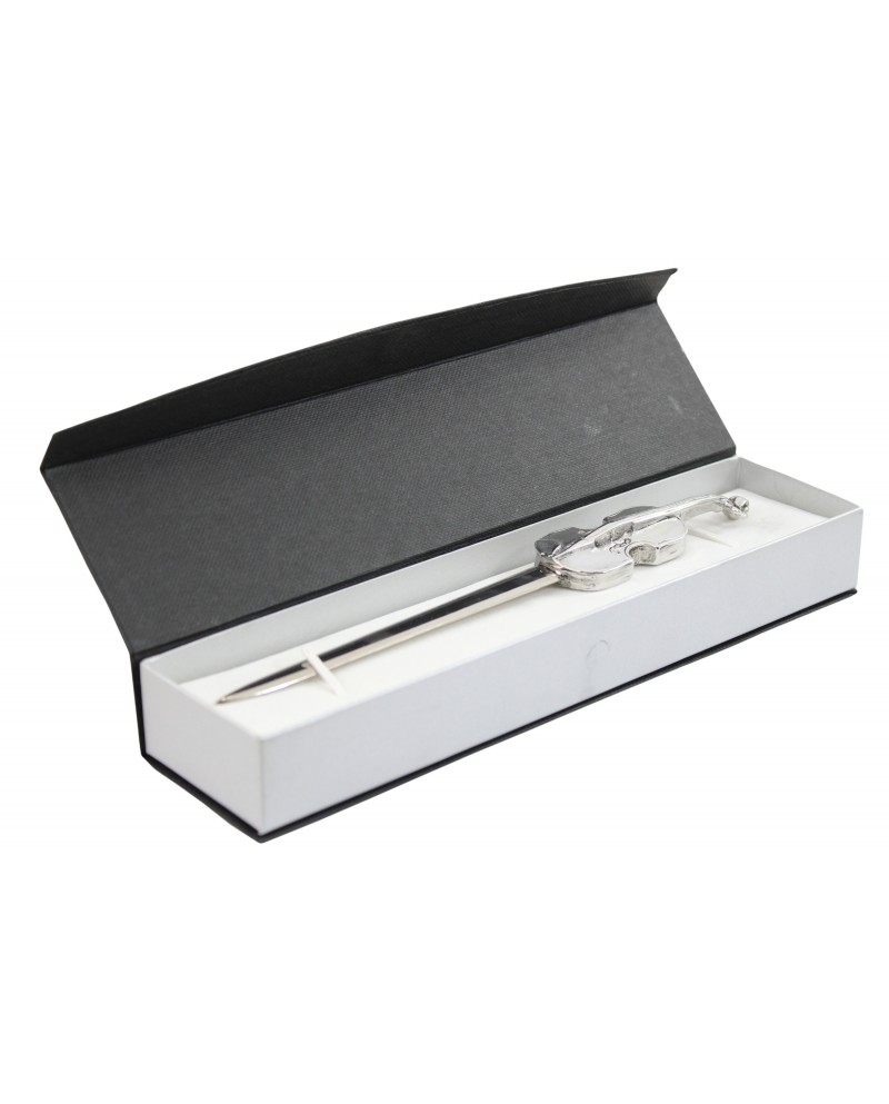 Violin letter opener, in pewter and stainless steel, elegant classy gift