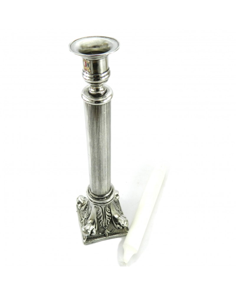 Roman column candlestick 11" 1/4 (28.5 cm)