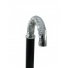 Walking stick for the elderly Wood handle Solid metal (tin) Man Woman Elegant Customized-CAVAGNINI in Italy