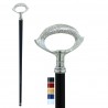 Elegant and functional walking stick, for the elderly, Christmas gift. Bow knob, Cavagnini