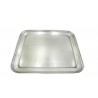 Bandeja de peltre rectangular BSP 24.5 x 19.5 cm / 9.65 x 7.68 pulgadas