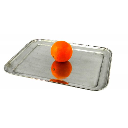 Rectangular pewter tray "medium" BSP 31.5 x 25.5 cm / 12.4 x 10.04 inches