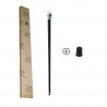 Large skull walking stick. Elegant and comfortable walking sticks Cavagnini For men and women