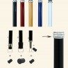 Bastón en peltre, cuervo exótico