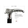 Large skull walking stick. Elegant and comfortable walking sticks Cavagnini For men and women