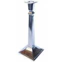 1 pewter candlestick linear focus