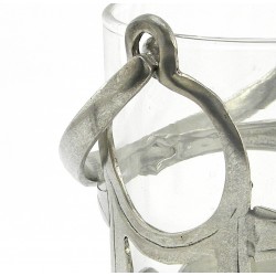 Bucket smooth glass pewter